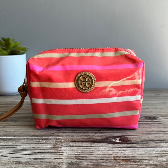 Tory Burch Bags Tory Burch Pink Cosmetics Bag Poshmark